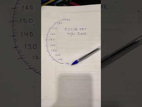 DSSSB PRT 42/21 Score Dsssb aspirant #video #youtube #viral #shorts #youtubeshorts #reels