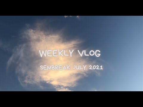 【VLOG6】weekly vlog🌈｜semester break🏫｜cook with me｜facial mask｜dog shower🐶｜clean the garden🌹｜学校假期在家耍废🤪