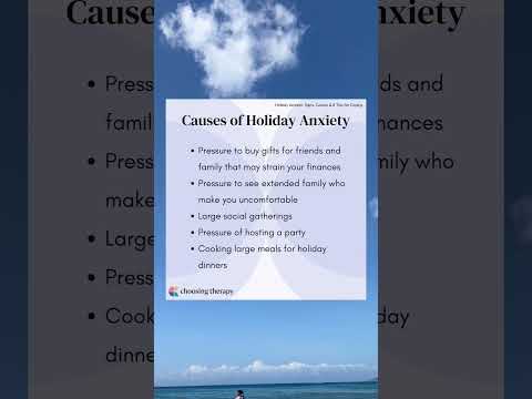 Causes of Holiday Anxiety