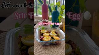 Episode : 11 || Stir Fry boiled Egg ||#recipe #recipevlog #shortvideo #food #eggrecipe