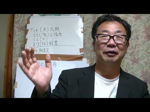 政治を語る１７７　私の憲法改正案　選挙の入場券、選挙広報の到着が遅かったことを受けて