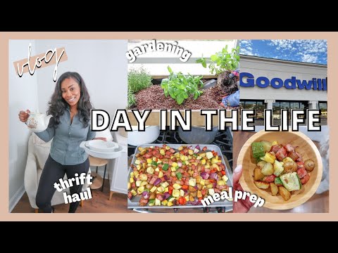 VLOG: GARDEN WITH ME | THRIFT SHOP WITH ME & HAUL // LoveLexyNicole