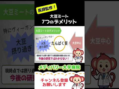 添加物だらけ?!大豆ミートのデメリット【Short】