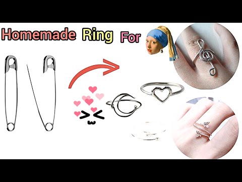 Homemade DIY ring 💍😀|how to make ring 💍 at home|@RiazHussainarts