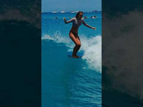 Summer time fun w/ Kelis Kaleopa’a #surfing #drone #hawaii #surfers #surf #ocean