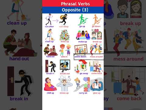 Opposite Phrasal Verbs (3)