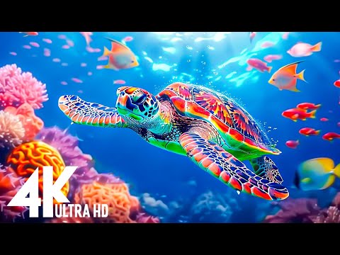 Marvel at Sea Animal in The Best 4K ULTRA HDR Aquarium-Dive Into The Mesmerizing Underwater Realm