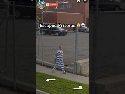 Escaped Prisoner Caught On Google Earth 😱 #shorts