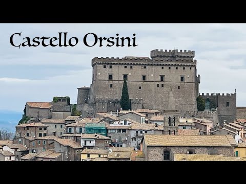 Orsini Castle and Cathedral of S. Eutizio in Soriano, Italy