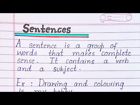 Sentences