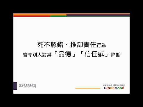 人際互動英語六個重要領域 06 如何做道歉和認錯