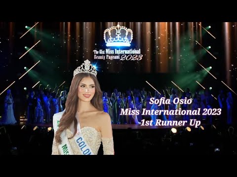 Miss International 2023 1st Runner Up Sofia Osio | #MissInternational2023