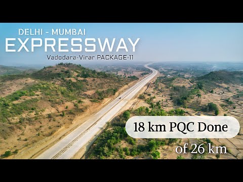 Delhi Mumbai Expressway Vadodara-Virar Update | Package 11 | Maharashtra Update