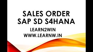 create sales order in sap sd | sales process #sap #sapsd #saptamil #saperp #learn2win #learntowin