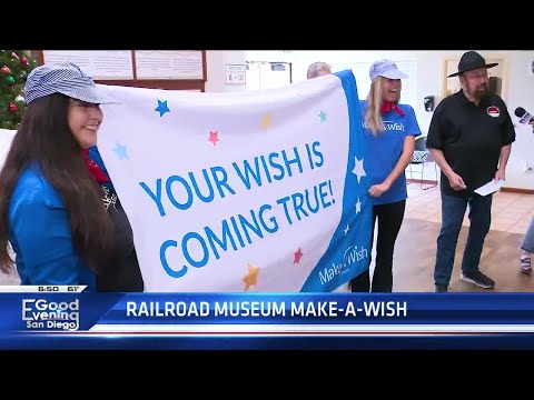 Make-A-Wish SD grants Beau the train of his dreams