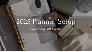 2025 Planner Setup + Flip Through | LV Agenda | The Planner Aisle