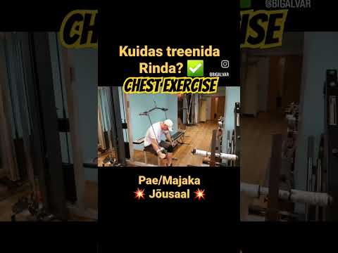 Chest Exercise #chest #exercise #fitness #gym #jõusaal #strongman #strength #hcpro #oldgym #chain