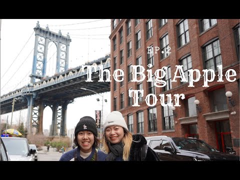 NewYork AGAIN 风雪下的纽约之旅 Ep2. DUMBO, Pastrami Sandwich, The Vessel and WIND. 【CantoneseVlog】中/Eng Sub