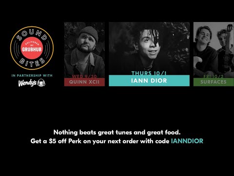 Iann Dior LIVE | Presented by Grubhub Sound Bites