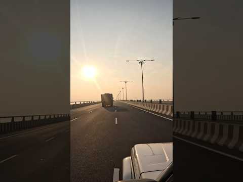 The longest sea bridge of India | Atal Setu #seabridge #atalsetubridge #travel #roadtrip #ytshorts