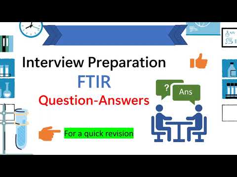 Commonly asked Interview question answer on FTIR spectroscopy ||IR spectroscopy|| FTIR Principle