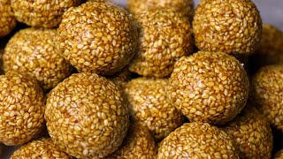 Sweet and Healthy Sesame Laddu Recipe | Nutritious Food with Sesame Seeds for Kids | Live Food