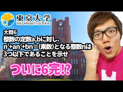 【2024年東大数学】ヒカキンの数学実況 大問6 整数問題！ついに6完！？