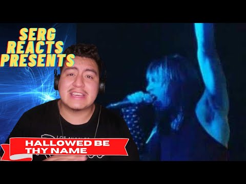 MY FIRST TIME HEARING Iron Maiden - Hallowed Be Thy Name (live) || REACTION