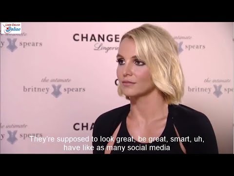 Learn English with Britney Spears Interview - English Subtitles