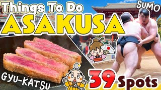 Tokyo - Things to do in Asakusa / Street Food & Sightseeing / Japan Travel Itinerary 2024