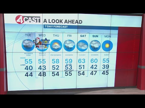 December 24, 2024 San Francisco Bay Area weather forecast