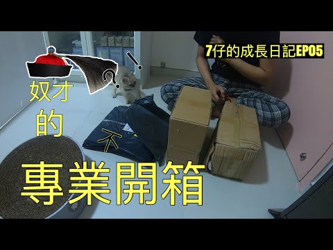 開箱｜7與7仔｜成長日記EP05｜奴才的不專業開箱｜unboxing