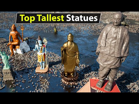 Rise of world Tallest Statues in the world | Tallest statues size comparison