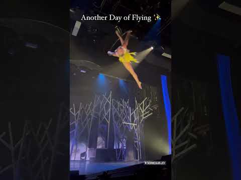 Flying 🫣 would you try? #circus #acrobat #cruiseperformer