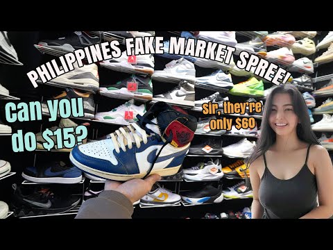 Fake Jordan Sneakers, Yeezys, Purses and More at Green Hills, Philippines VLOG