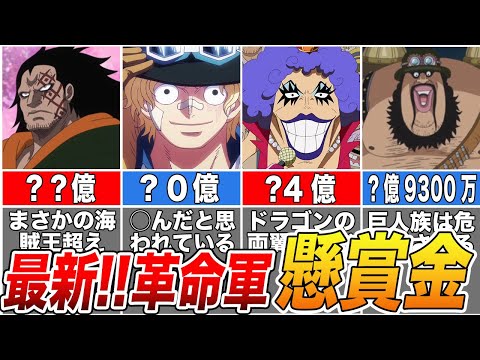 更新される革命軍の最新懸賞金！大予想！【ONE PIECE】【ゆっくり解説】