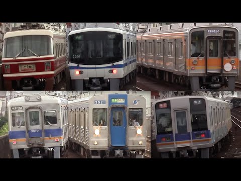 「普通」が通過する駅　南海 今宮戎駅　列車発着・通過集