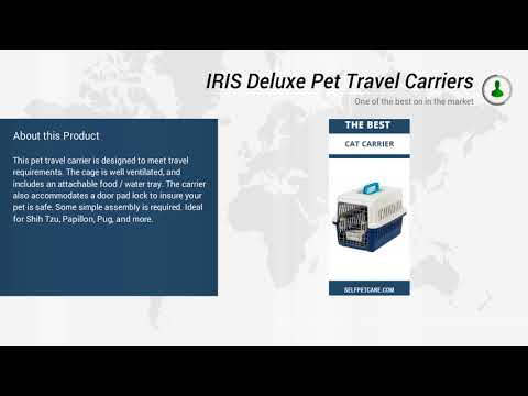 IRIS Deluxe Pet Travel Carriers