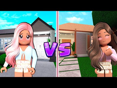 STARTER HOME SISTER BUILD OFF | Bloxburg