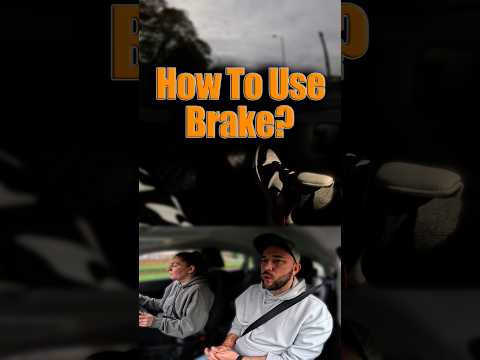 How to use brakes gently 👌 #DrivingTips #DrivingTestTips #DrivingTest #drivinglessonsuk