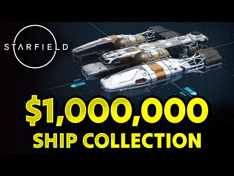 Starfield - My $1 MILLION Ship Collection! Complete Tour and Walkthrough!