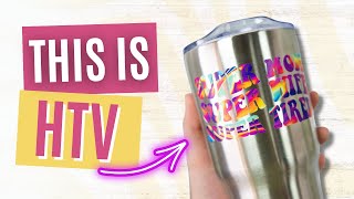 How to Apply HTV to Stainless Steel with Cricut | Easy & Beginner Friendly