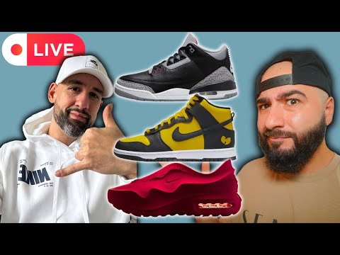 Nike Air Max 1000, Reverse WU-TANG Dunks? Black Cement 3s & Fear Jordan 4s