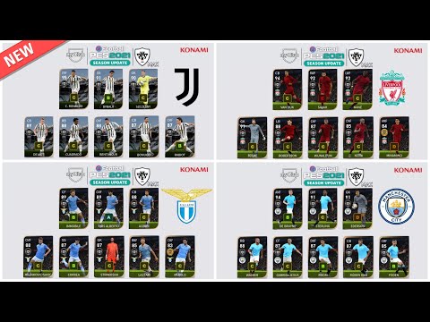 NEXT CLUB SELECTION JUVENTUS × LAZIO × LIVERPOOL & MAN CITY MAX RATINGS | PES 21 MOBILE/ COUNSEL