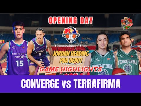 Converge FiberXers vs Terrafirma Dyip - Opening Day | PBA S49 Commissioner's Cup | 11.27.24