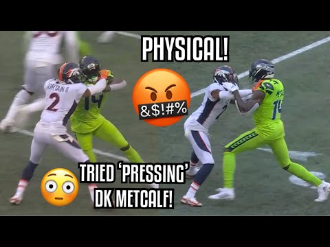 DK Metcalf Vs Patrick Surtain 🤬 PHYSICAL! (WR vs CB) Broncos Vs Seahawks 2022 Highlights | NFL