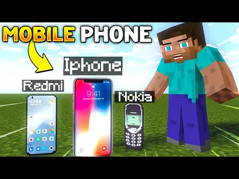 Minecraft But I Can Craft MOBILE PHONES!