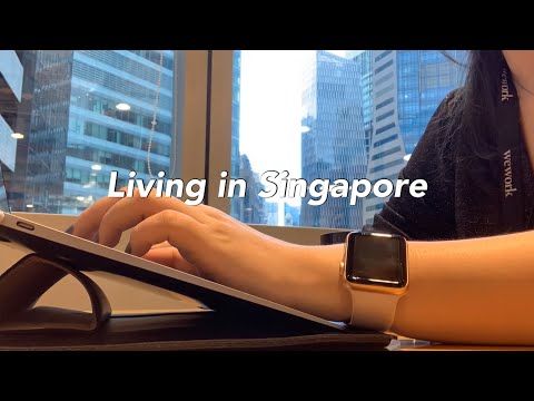 Working life in Singapore 🇸🇬 Marriott Hotel Lobster Buffet, Trying different WeWork offices