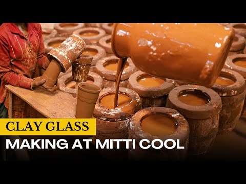 Unseen Making Process of Clay Tumbler (Glass) | Tumbler Making With Slip Casting Method