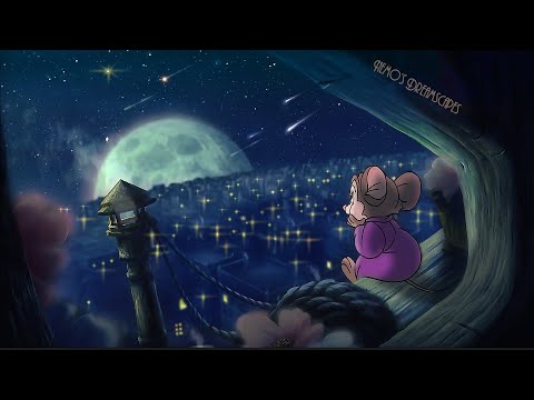 Watching the Meteor Shower on an August Night - Oldies playing in another room (City night ambience)